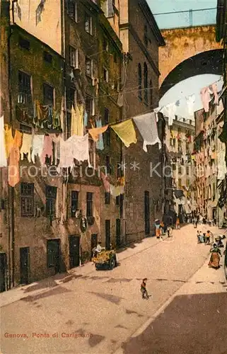 AK / Ansichtskarte Genova Genua Liguria Ponte die Carignano Kat. Genova