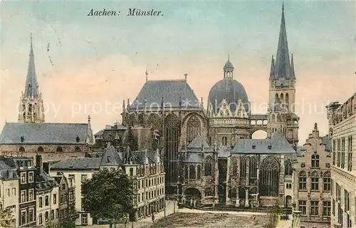 AK / Ansichtskarte Aachen Muenster Kat. Aachen