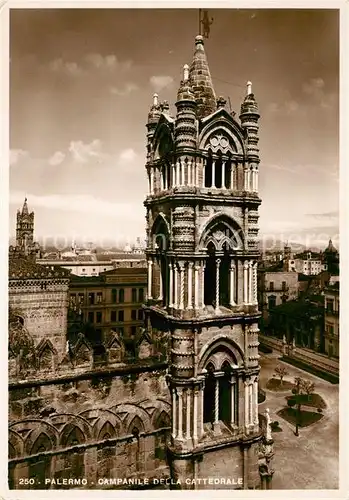 AK / Ansichtskarte Palermo Sicilia Campanile della Cattedrale Kat. Palermo