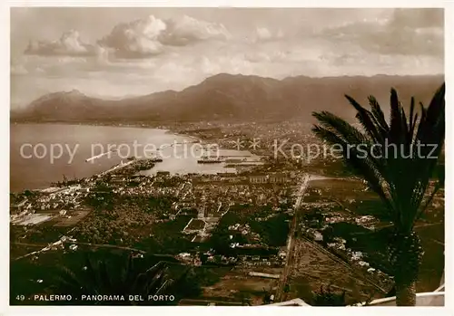 AK / Ansichtskarte Palermo Sicilia Panorama Hafen Kat. Palermo