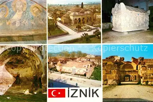 AK / Ansichtskarte Iznik Ayasofya Muezesi ile tarihi kalitilardan goeroenuemler