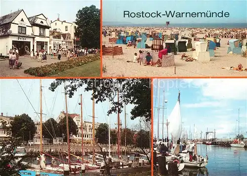 AK / Ansichtskarte Rostock Warnemuende Am Strom Strand Am Alten Strom Kat. Rostock