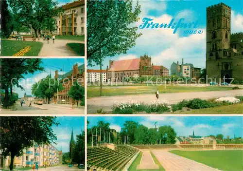 AK / Ansichtskarte Frankfurt Oder Park Schloss Stadion Kat. Frankfurt Oder
