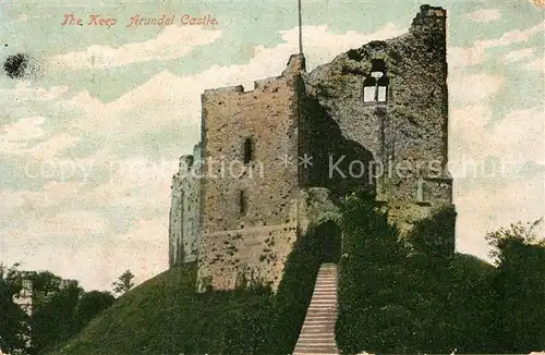 AK / Ansichtskarte Arundel The Keep Castle Ruines Kat. Arun