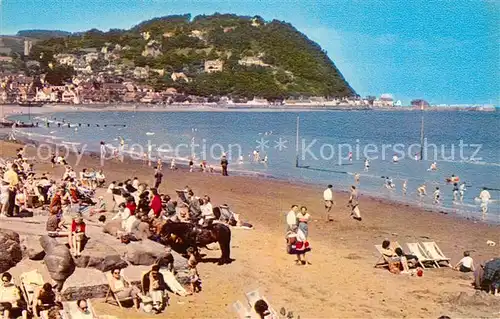 AK / Ansichtskarte Minehead West Somerset Beach and Donkey Stand Kat. West Somerset