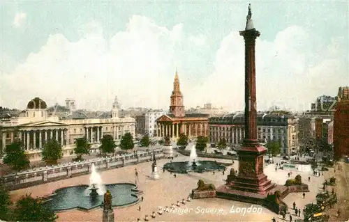 AK / Ansichtskarte London Trafalgar Square Monument Kat. City of London