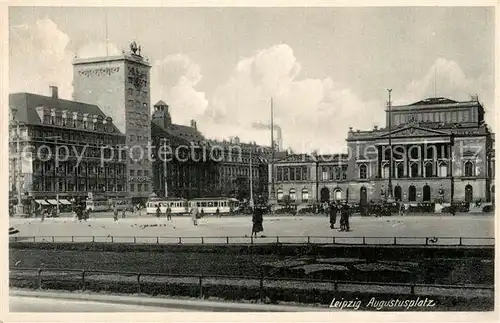 AK / Ansichtskarte Leipzig Augustusplatz Kat. Leipzig