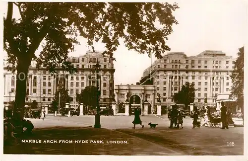 AK / Ansichtskarte London Marble Arch from Hyde Park Excel Series Kat. City of London