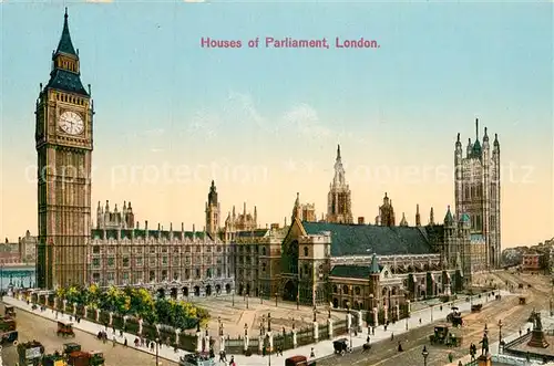 AK / Ansichtskarte London Houses of Parliament Kat. City of London
