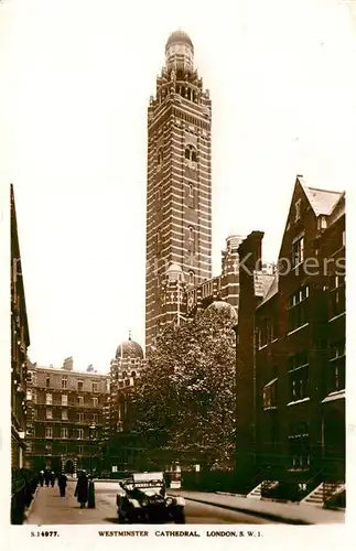 AK / Ansichtskarte London Westminster Cathedral Clock Tower Kat. City of London