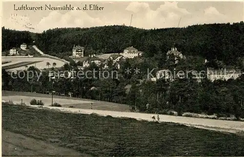 AK / Ansichtskarte Neumuehle Elster Teilansicht Luftkurort Kat. Neumuehle Elster