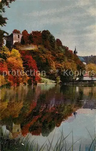 AK / Ansichtskarte Tharandt Schlossruine Herbststimmungsbild Folge 36 Nr 1 Kat. Tharandt