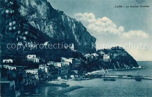 AK / Ansichtskarte Capri La Marina Grande Kat. Golfo di Napoli