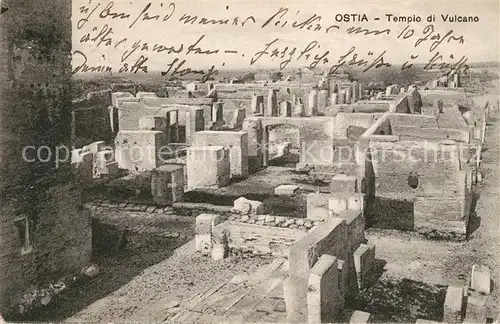 AK / Ansichtskarte Ostia Templo di Vulcano Kat. Ostia