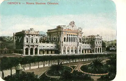 AK / Ansichtskarte Genova Genua Liguria Nuovo Stazione Orientale Kat. Genova