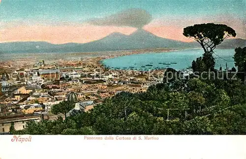 AK / Ansichtskarte Napoli Neapel Panorama dalla Certosa San Martino Kat. Napoli