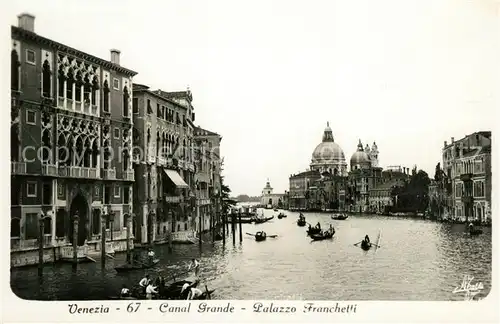 AK / Ansichtskarte Venezia Venedig Canal Grande Palazzo Franchetti Kat. 