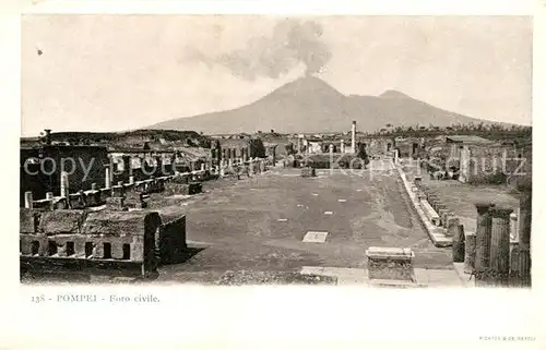 AK / Ansichtskarte Pompei Foro civile