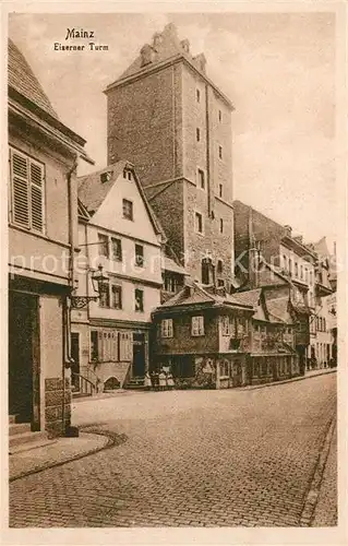 AK / Ansichtskarte Mainz Rhein Eiserner Turm