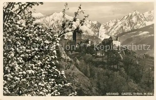 AK / Ansichtskarte Merano Suedtirol Castel Tyrol Kat. Merano