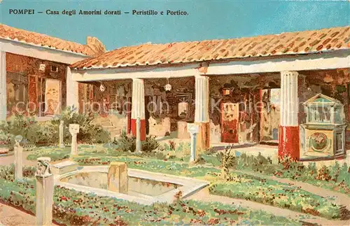 AK / Ansichtskarte Pompei Casa degli Amorini dorati Peristillo Portico