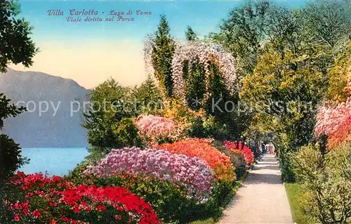 AK / Ansichtskarte Lago di Como Villa Carlotta Parco Kat. Italien
