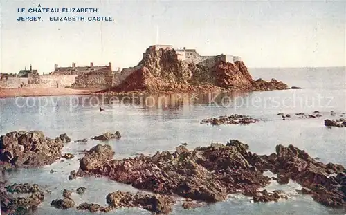 AK / Ansichtskarte Jersey Chateau Elizabeth Castle Coast Kat. Jersey