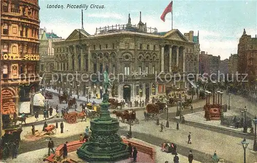 AK / Ansichtskarte London Piccadilly Circus Monument Kat. City of London