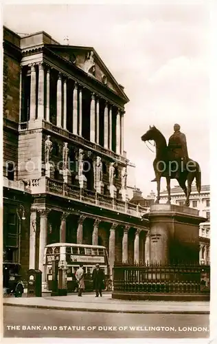 AK / Ansichtskarte London Bank and Statue of Duke of Wellington Monument Kat. City of London