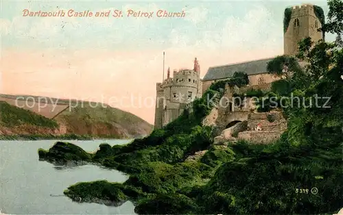 AK / Ansichtskarte Dartmouth Devon Castle and St Petrox Church Kat. South Hams
