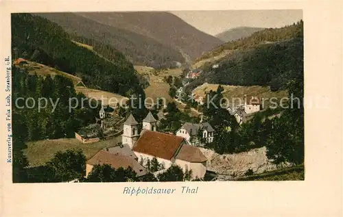 AK / Ansichtskarte Rippoldsau Schwarzwald Bad Panorama Rippoldsauer Tal Kat. Bad Rippoldsau Schapbach