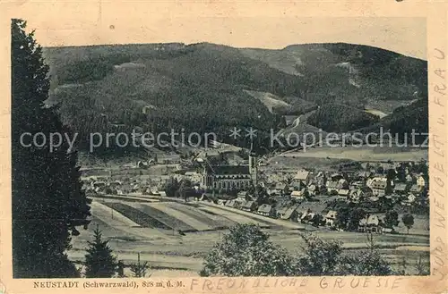 AK / Ansichtskarte Neustadt Schwarzwald Panorama