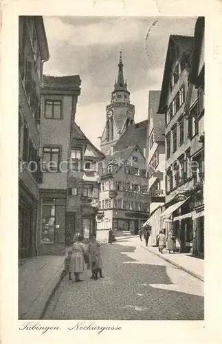 AK / Ansichtskarte Tuebingen Neckargasse Altstadt Kirche Kat. Tuebingen