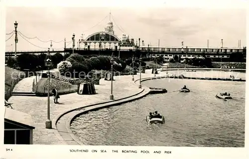 AK / Ansichtskarte Southend on Sea Boating Pool Pier Kat. Southend on Sea