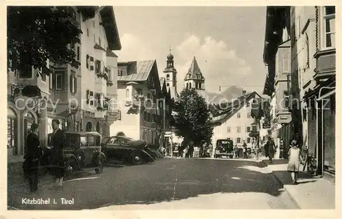 AK / Ansichtskarte Kitzbuehel Tirol Hauptstrasse Kat. Kitzbuehel