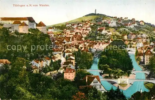 AK / Ansichtskarte Tuebingen Panorama Kat. Tuebingen