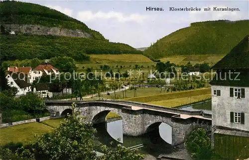 AK / Ansichtskarte Hirsau Klosterbruecke Kuranlagen Kat. Calw