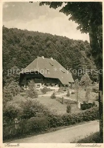 AK / Ansichtskarte Herrenalb Bad Schwarzwaldhaus Kat. Bad Herrenalb
