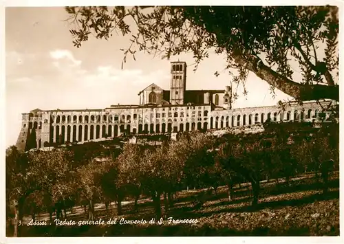 AK / Ansichtskarte Assisi Umbria Convento San Francesco Kat. Assisi