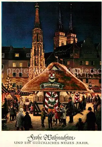 AK / Ansichtskarte Nuernberg Christkindles Markt Kat. Nuernberg