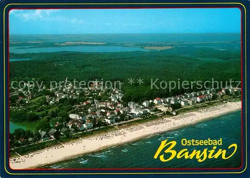 AK / Ansichtskarte Bansin Ostseebad Fliegeraufnahme Kat. Heringsdorf