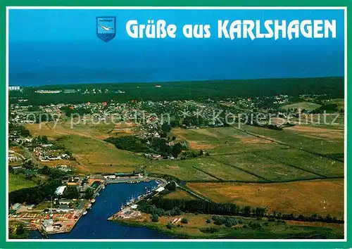 AK / Ansichtskarte Karlshagen Fliegeraufnahme Kat. Karlshagen Usedom