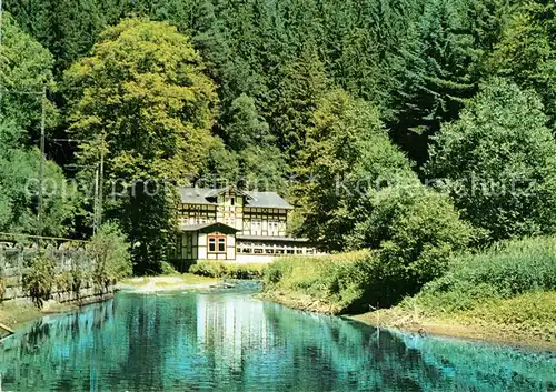 AK / Ansichtskarte Bad Schandau Hotel und Gaststaette Lichtenhainer Wasserfall Kat. Bad Schandau