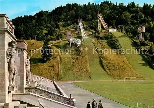 AK / Ansichtskarte Garmisch Partenkirchen Olympia Skistadion Sprungschanzen Kat. Garmisch Partenkirchen