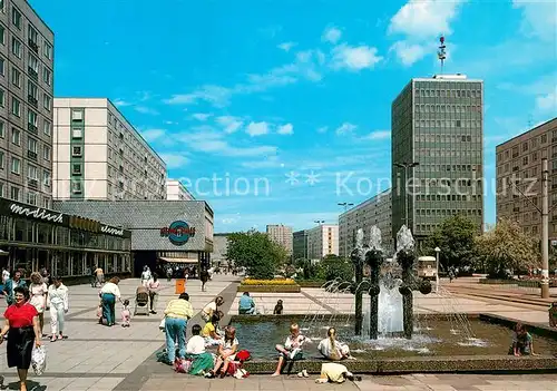 AK / Ansichtskarte Magdeburg Zentrum Brunnen Kat. Magdeburg