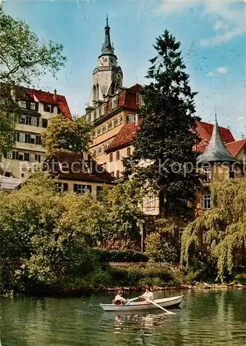 AK / Ansichtskarte Tuebingen Hoelderlinturm Alte Aula und Stiftskirche Kat. Tuebingen