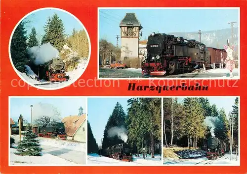 AK / Ansichtskarte Harzbahn Harzquerbahn Dampflok Ilfeld Bahnhof Sorge Birkenmoor Einfahrt Schierke Kat. Bergbahn