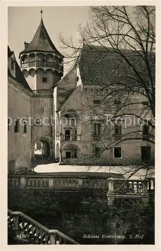 AK / Ansichtskarte Krems Donau Schloss Rosenburg Hof Kat. Krems an der Donau