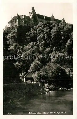 AK / Ansichtskarte Rosenburg Kamp Schloss  Kat. Rosenburg Mold