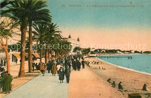 AK / Ansichtskarte Cannes Alpes Maritimes La Croisette  Kat. Cannes